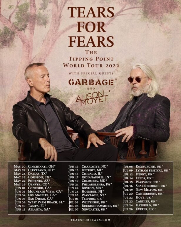 tears for fears tour history